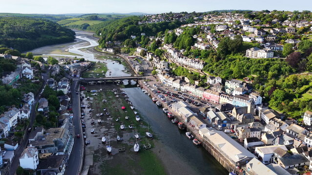 Looe Town Hill Cornwall