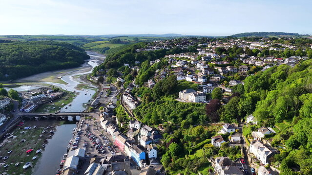 Looe Town Hill Cornwall