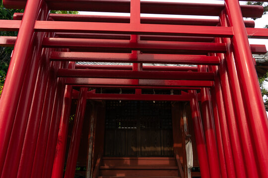 Tabata Inari Shrine in Imabari, Ehime, Japan &ndash; Traditional Shinto Shrine and Sacred Scenery
