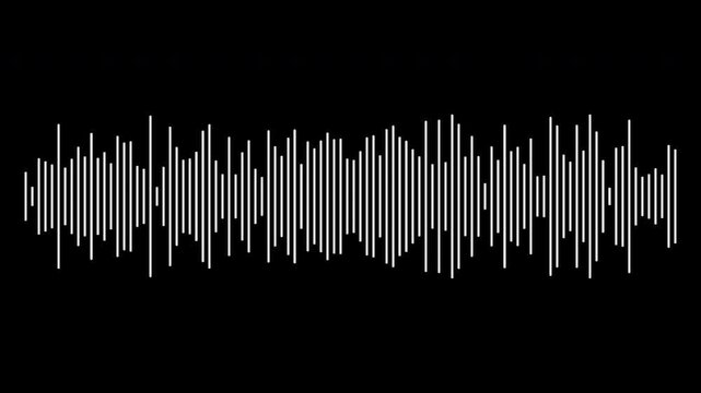 Audio waveform animation