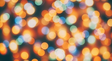 Fototapeta premium Bokeh Lights Abstract Background