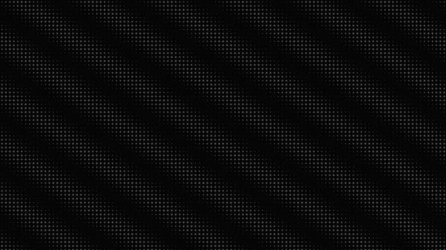 Minimalist digital grid pattern of white crosses on black background
