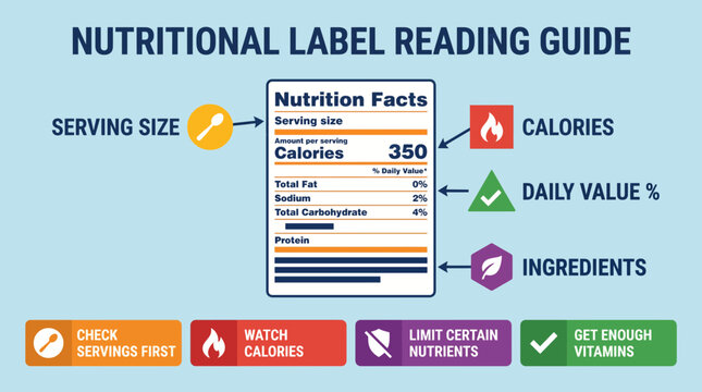 Nutritional Label Reading Guide for Understanding Food Safety Information