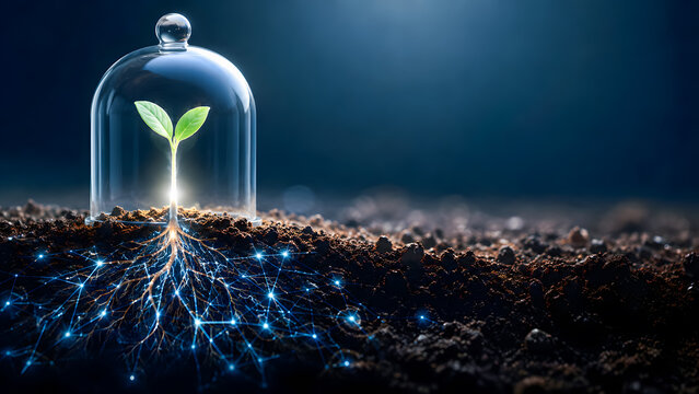 Protected Seedling With Green Technology Data Network