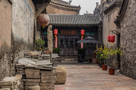 Courtyard in Pingayo Ancient City, China