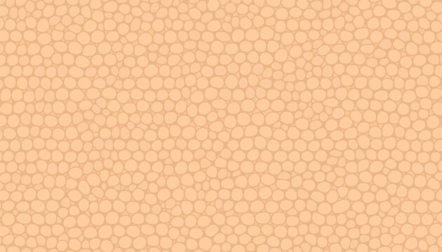 Luxury reptile skin pattern vector background. Seamless snake or lizard scales texture with realistic animal print. Exotic peach and beige leather design for premium fashion textiles and backdrops.