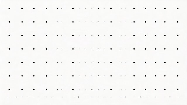 Grid of black dots on white background