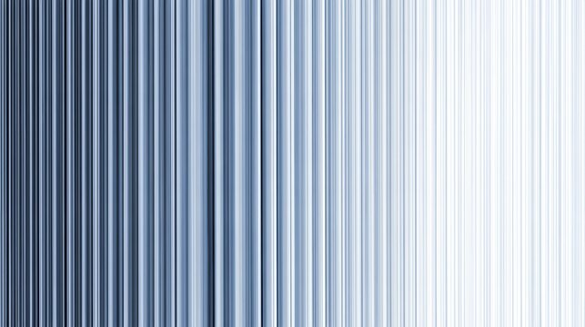 Minimalist vertical blue and white striped gradient background with abstract barcode and speed line texture effects.