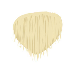Lions Mane Mushroom flat illustration graphic isolated © ngupakarti