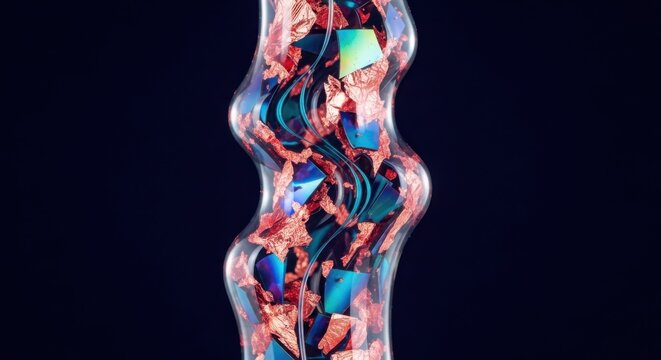 Human knee anatomy, 3D illustration, medical visualization, joint structure