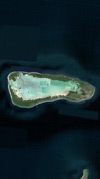 Aldabra Atoll Seychelles Map Animation In Vertical Format