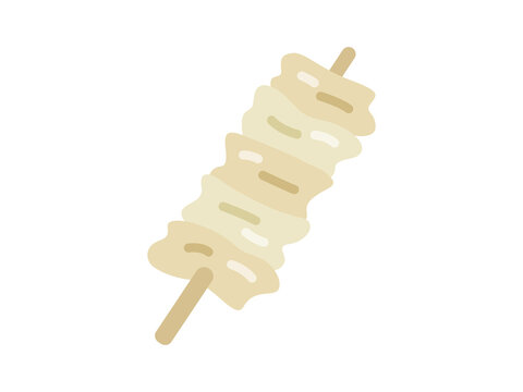 焼き鳥のナンコツのアイコンのイラスト