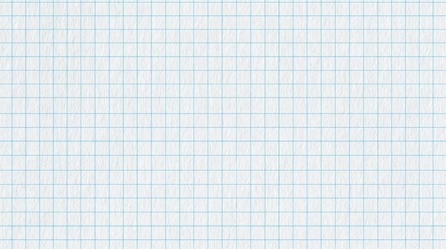 Light blue grid lined notebook paper abstract texture background.