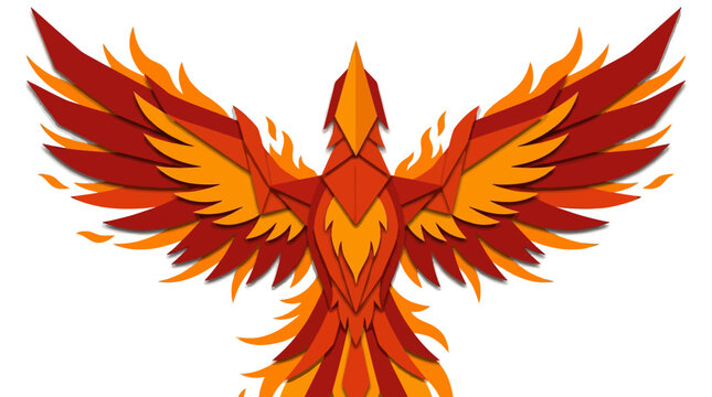 Phoenix Bird Mythical Creature.