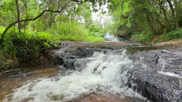 Williams Falls located on the Zomba Plateau, Malawi.