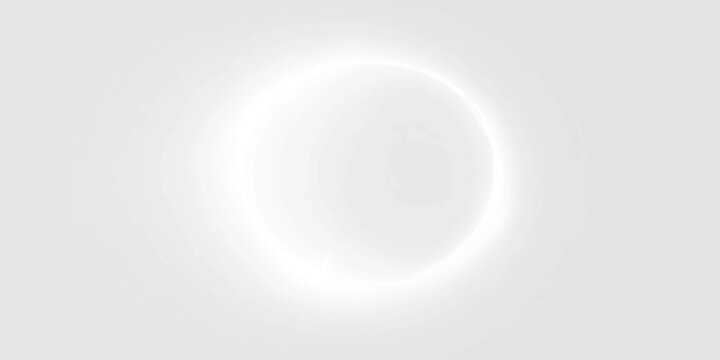 Abstract white background featuring a glowing ring of light abstract background minimalist backdrop luminous template dimension brilliant ethereal monochrome composition artistic