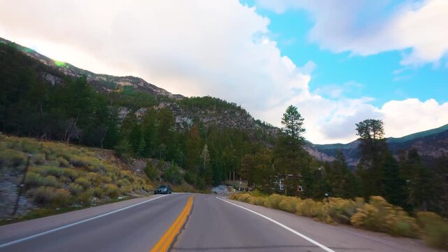 Mount Charleston POV Drive, Nevada, USA
