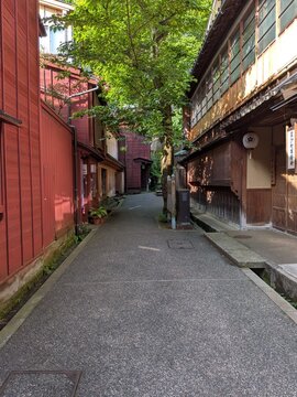 kanazawa 主計町通り東茶屋街