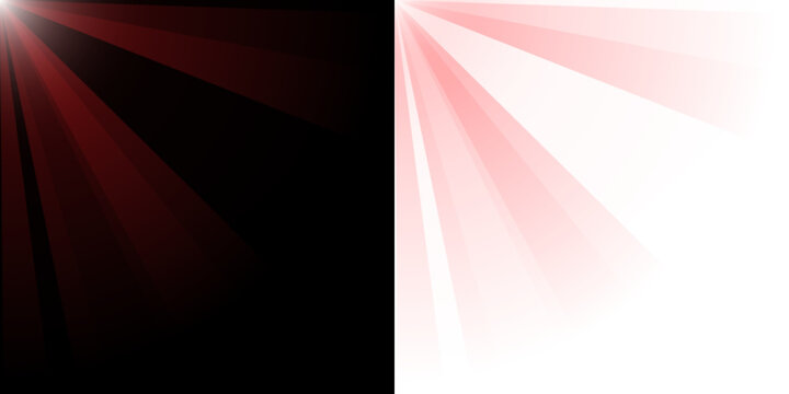Abstract Red Geometric Sunburst Design Split Screen Background for Modern Graphic Projects and Digital Art Concepts