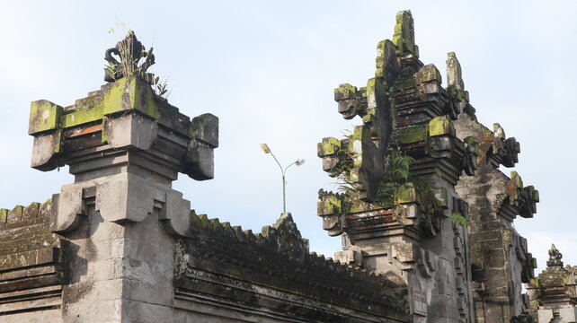 Building and Architecture at Originally Traditional House Bali Culture. This is the main gate to the house