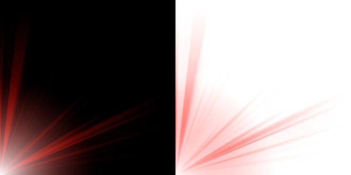 Abstract Red Light Burst Graphic Design Split Screen Effect for Dynamic Backgrounds and Digital Art Projects