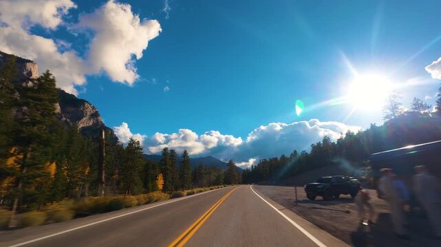 Mount Charleston POV Drive, Nevada, USA