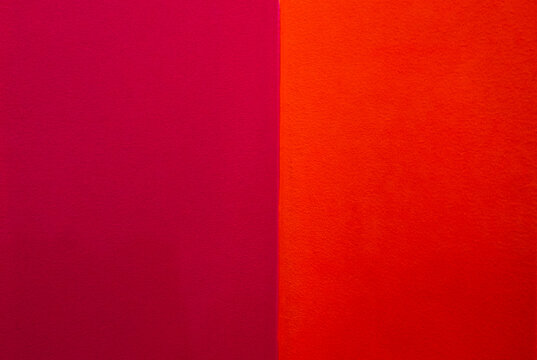 Abstract Vibrant magenta meets fiery orange in a bold split composition