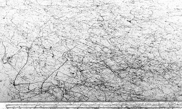 Asphalt tar splatter texture background with heavy black splashes on white car paint surface for automotive mockup design