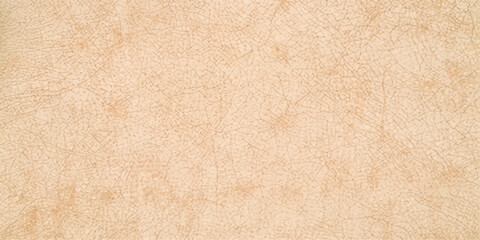 Fototapeta premium Close-up of textured, weathered parchment paper with visible fibers and a warm, aged hue, evoking a sense of history and timelessness.