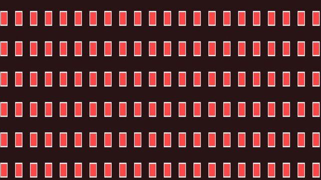 Abstract minimal red rectangle grid seamless