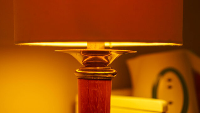 Peaceful Bedside Night Lamp in Cozy Room