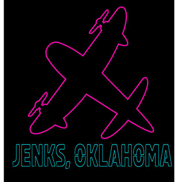 vector illustration of an airplane symbol