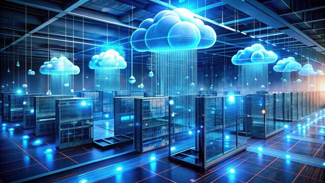 A visual representation of the cloud computing ecosystem for businesses