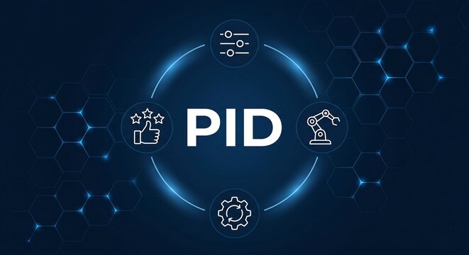 PID acronym. Proportional Control Loop is a feedback mechanism widely used in industrial control systems to maintain desired outputs.
