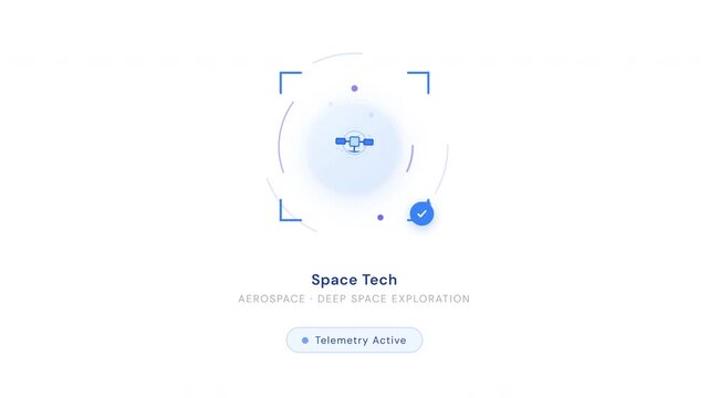 Space Technology Animation &mdash; Rocket Launch Satellite Orbit Aerospace Innovation 4K