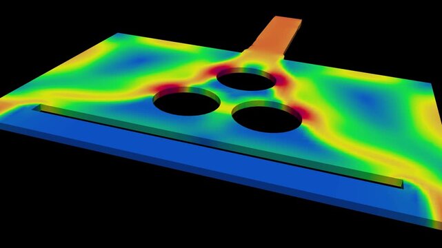 Liquid flow simulation - CFD simulation Computational fluid dynamics