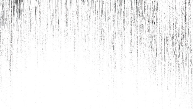 abstract vertical streaks pattern with black and gray dripping lines on white background resembling ink or paint flowing texture