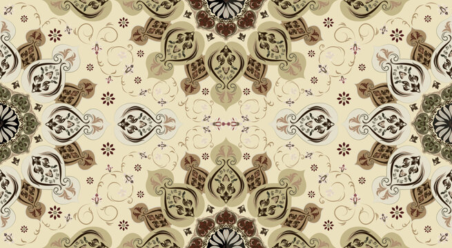 Motifs African boho paisley Floral Ikat pattern embroidery border. Ethnic ikat floral Ethnic Indian Pattern Ikat pattern Ethnic Pattern.Border indian floral Aztec embroidery border seamless patterns.a