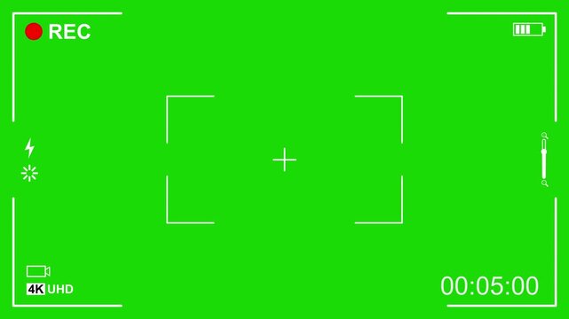 Greenscreen Camcorder recordSuitable for video editing, digital content creation, tech tutorials, screen recordings, displaying video software features, online tutorials, and technology presentations.
