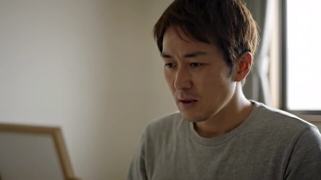 薄毛の悩みを抱える中年男性（頭皮環境・コンプレックス・AGA治療）