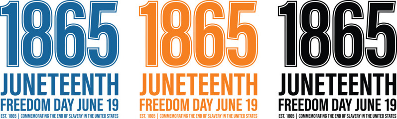 Juneteenth freedom day june 19th commemorative designs © Surma