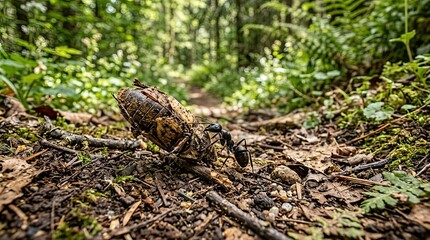 Obraz premium brown bear in the forest