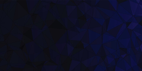 Fototapeta premium abstract blue gradient low poly triangle pattern modern background design