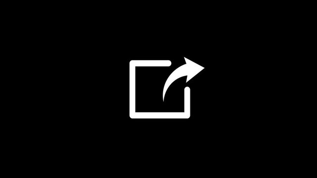 Next arrow icon animation on background