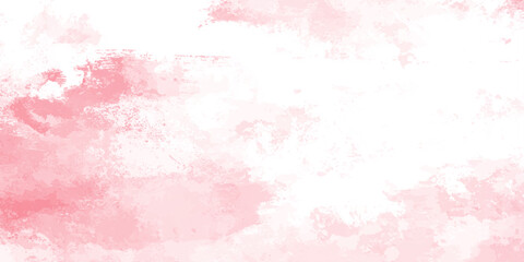 Fototapeta premium Soft pink watercolor background with white space for design or text overlay creative feminine template
