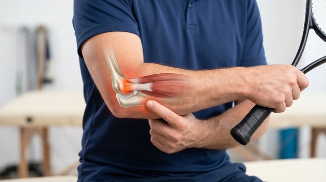 Person Examining Wrist Carpal Tunnel Syndrome Medical Concept