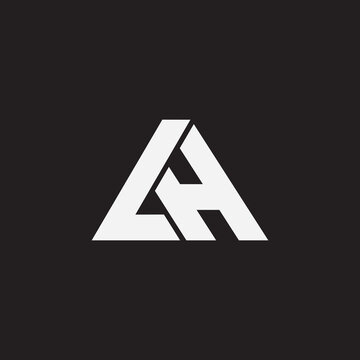 HL or LH logo monogram initial letter concept elegant and professional icon design.