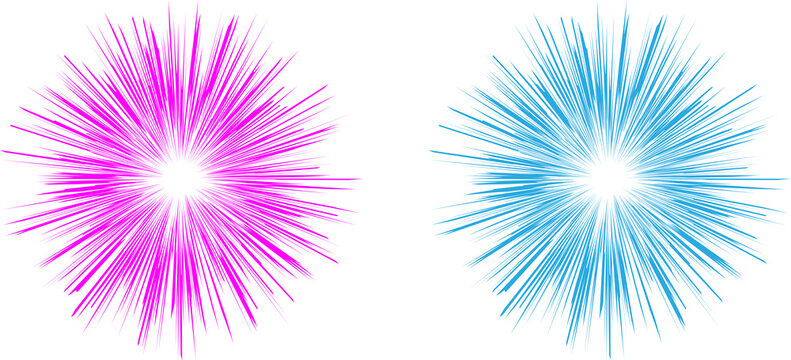 fireworks on a transparent background