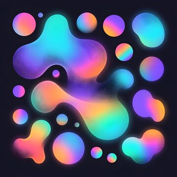 Smooth Colorful Liquid Forms