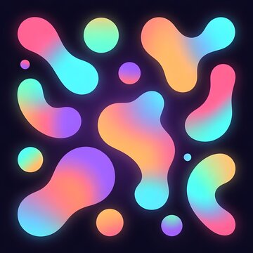 Abstract UI Gradient Elements